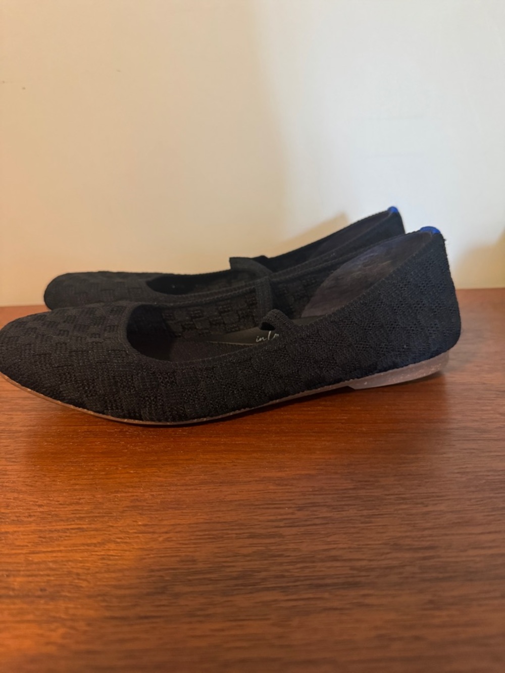 The Max Square Mary Jane - Woven Black Sand - Picture 4 of 5